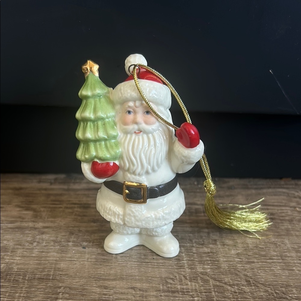 Lenox Very Merry Santa Ornament